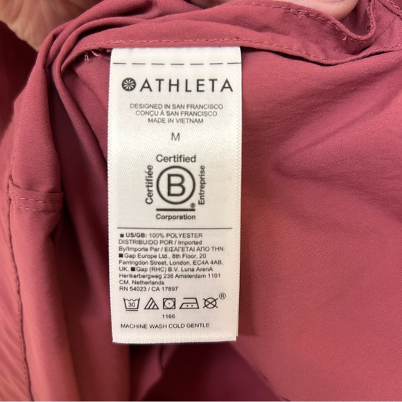 NWOT Athleta Performance Poplin Mini Dress - Picture 5 of 7